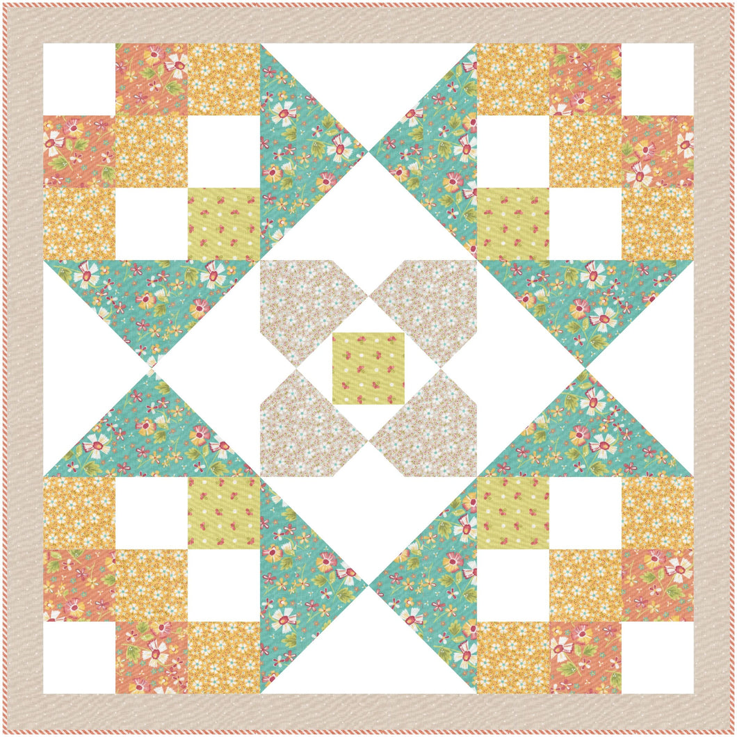 RESERVATION - In the Garden Barn Star Quilt Kit by Corey Yoder