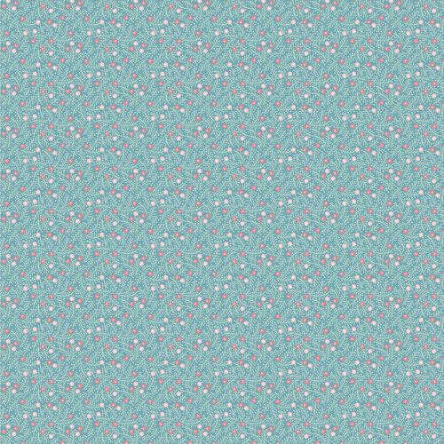 Frost and Flurry Frosted Berries Blue by Sheri McCulley for Poppie Cotton
