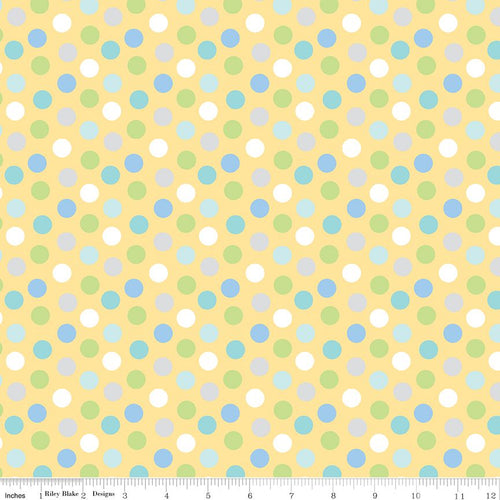 Special Delivery Dots Yellow by Doodlebug Design Inc.