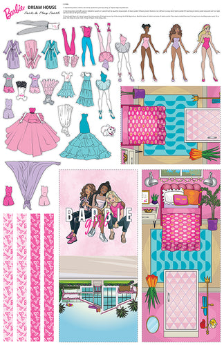 Barbie Felt Panel by Riley Blake Designs