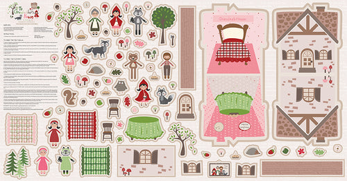 To Grandmother's House Felt Panel by Jennifer Long