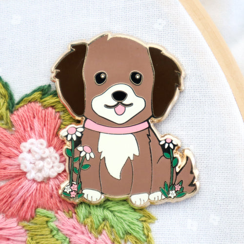 Needle Minder - Daisy Puppy by Beverly McCullough