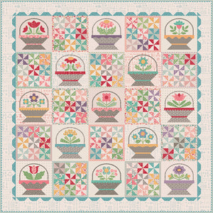 RESERVATION - Backing Set Flower Basket Sampler Sew Along Quilt by Lori Holt