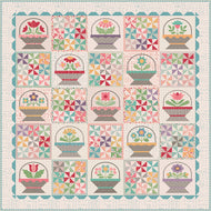 Piece and Plenty Flower Basket Sampler Sew Along Quilt Kit by Lori Holt