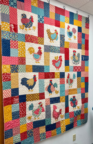 EXCLUSIVE! Americana Chicken Salad Quilt Kit by Lori Holt