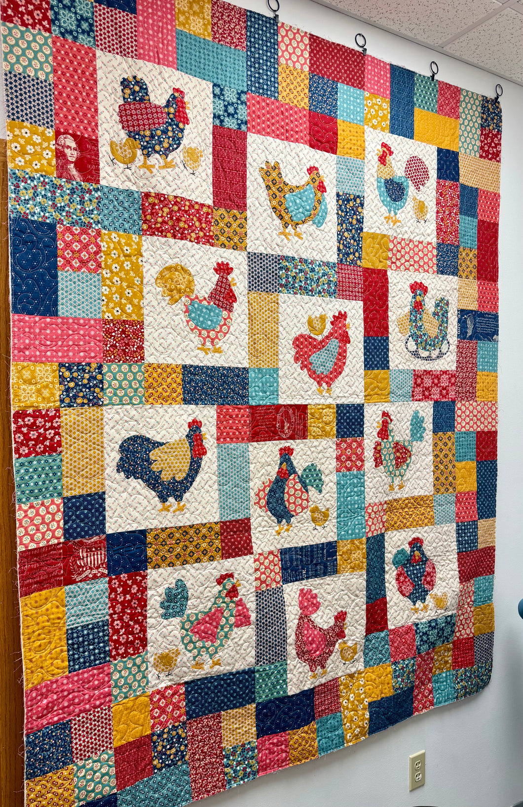 EXCLUSIVE! Americana Chicken Salad Quilt Kit by Lori Holt