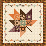 The Awe of Autumn Pressed Leaves Boxed Quilt Kit by Sandy Gervais