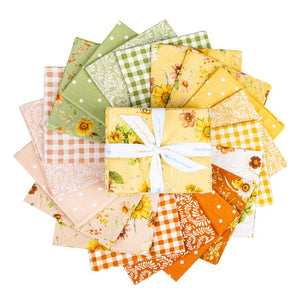 Sunflower Whispers Fat Quarter Bundle by Lisa Audit