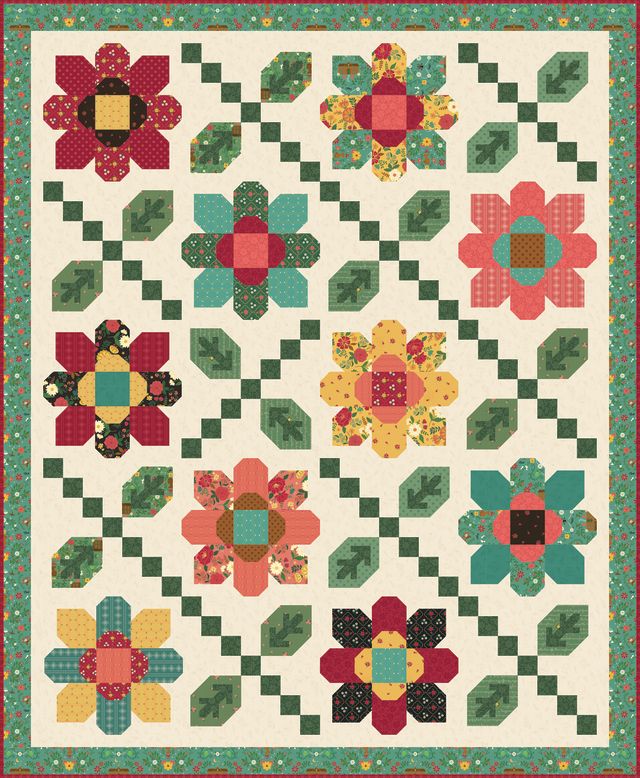RESERVATION - Orchard House Daisy Chain Quilt Kit by Heather Peterson