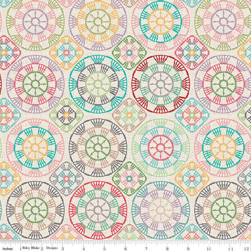 Chunky Thread Home Decor Crochet Circles Multi by Lori Holt