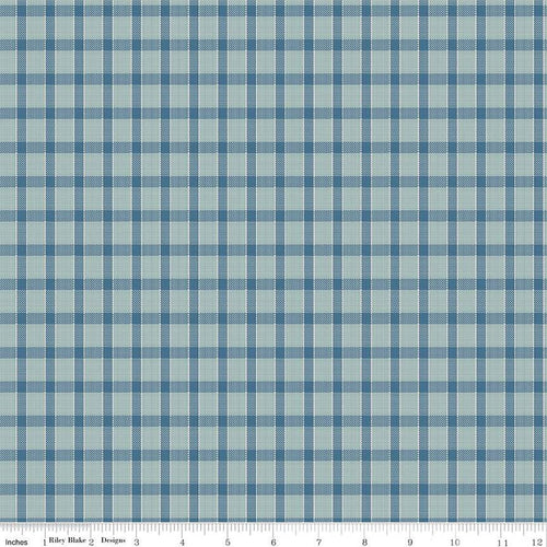 Chunky Thread Home Decor Plaid Denim by Lori Holt