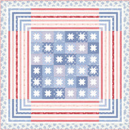 Hollyhocks and Roses My Home Sweet Home Boxed Quilt Kit by Bunny Hill Designs