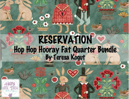 RESERVATION - Hop Hop Hooray Fat Quarter Bundle by Teresa Kogut