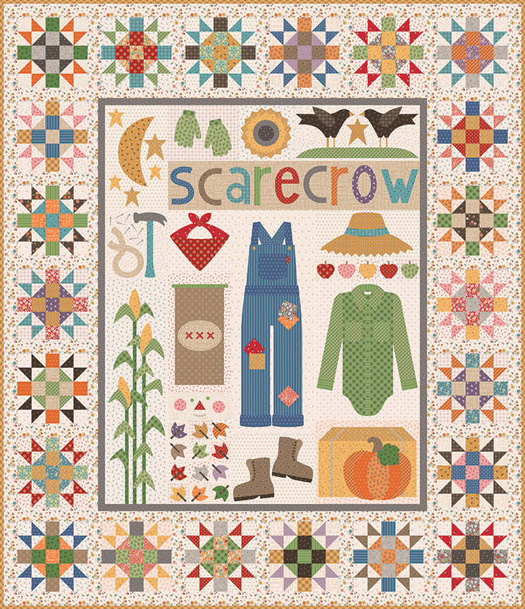 How to Build a Scarecrow Sew Along Quilt Kit by Lori Holt