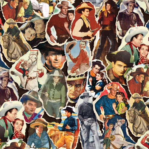 John Wayne America West Poster Print Multi by The RBD Designers