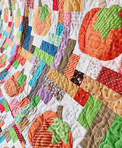 Pumpkins and Haystacks Boxed Quilt Kit by Lori Holt