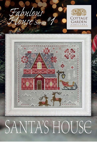 RESERVATION - The Fabulous House Stitch Along by Cottage Garden Samplings