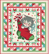Kitty Christmas Henrietta Quilt Kit by Urban Chiks