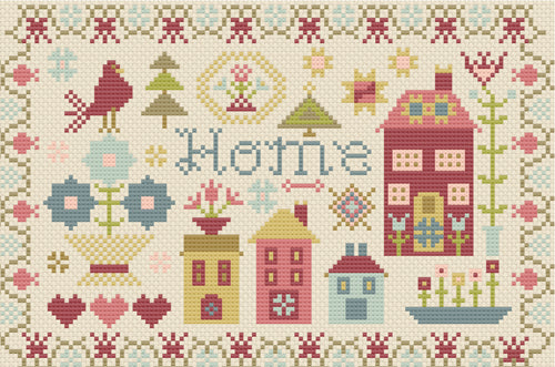 Home by Pansy Patch Stitchery