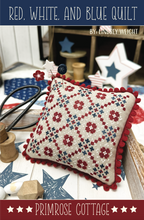 Load image into Gallery viewer, Red White and Blue Quilt by Primrose Cottage Stitches
