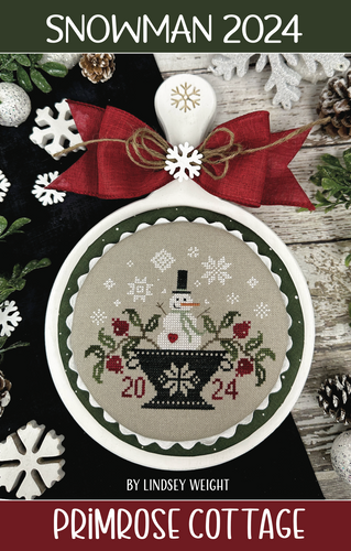 Snowman 2024 by Primrose Cottage Stitches