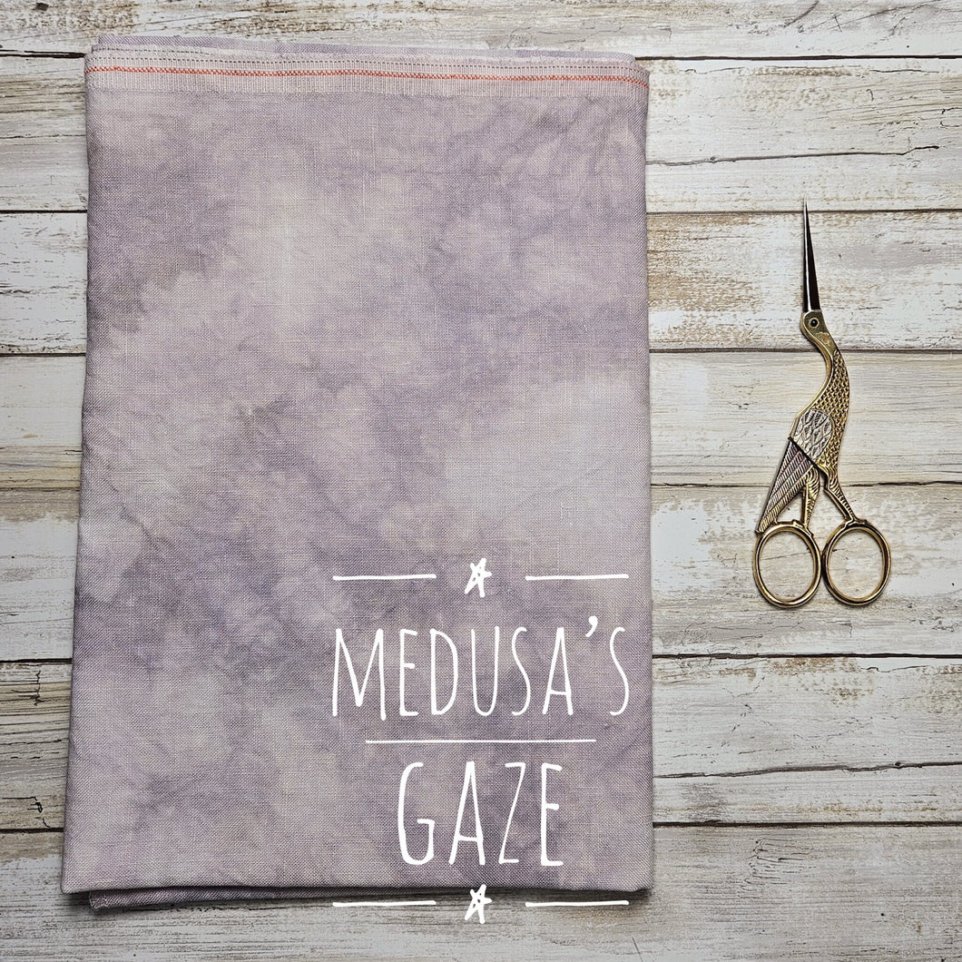 36 Count Linen - 17 x 26 Medusa's Gaze by Lapin Loops