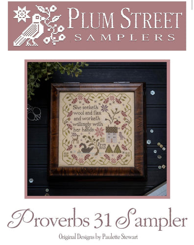 Proverbs 31 Sampler by Plum Street Samplers