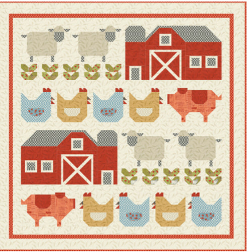 RESERVATION - Farmstead My Little Farm Quilt Kit by Stacy Iest Hsu