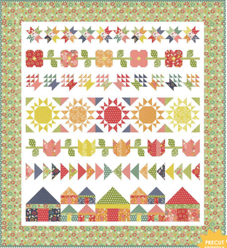 RESERVATION - Raspberry Summer Harbor Quilt Kit by Sherri & Chelsi