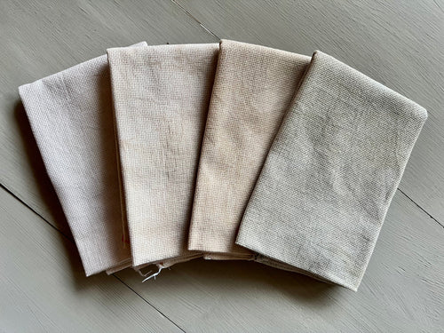 36 Count Linen - Fat Quarter Bundle Neutrals by Picture This Plus