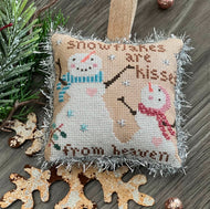 Snowflakes are Kisses by Annie Beez Folk Art