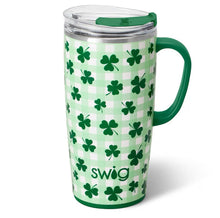 Load image into Gallery viewer, Swig Life - Shamrock the Block Travel Mug 22 oz by Swig Life