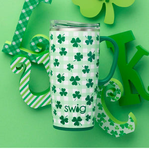 Swig Life - Shamrock the Block Travel Mug 22 oz by Swig Life