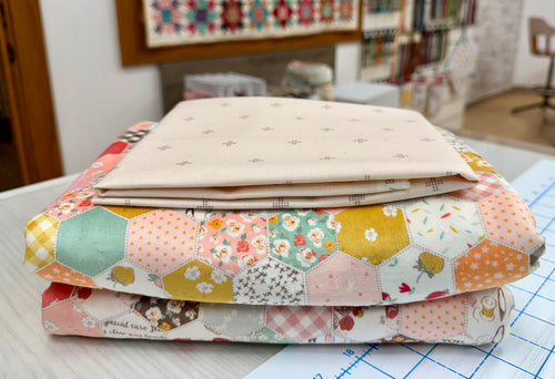 EXCLUSIVE - Double Lush Velvet Blanket Kit - BloomBerry Hexies by Minki Kim