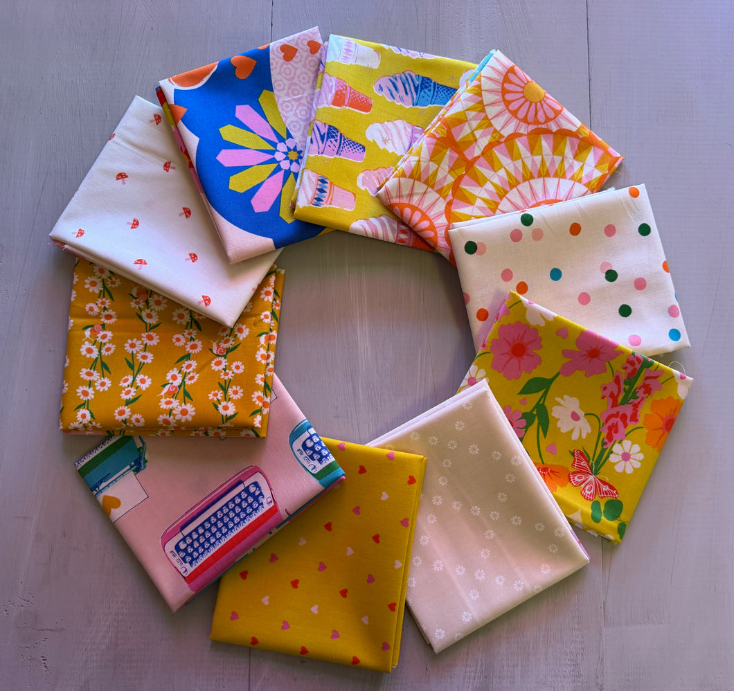 Fat Quarter Friends with Ruby Star Society - Yellow Bundle