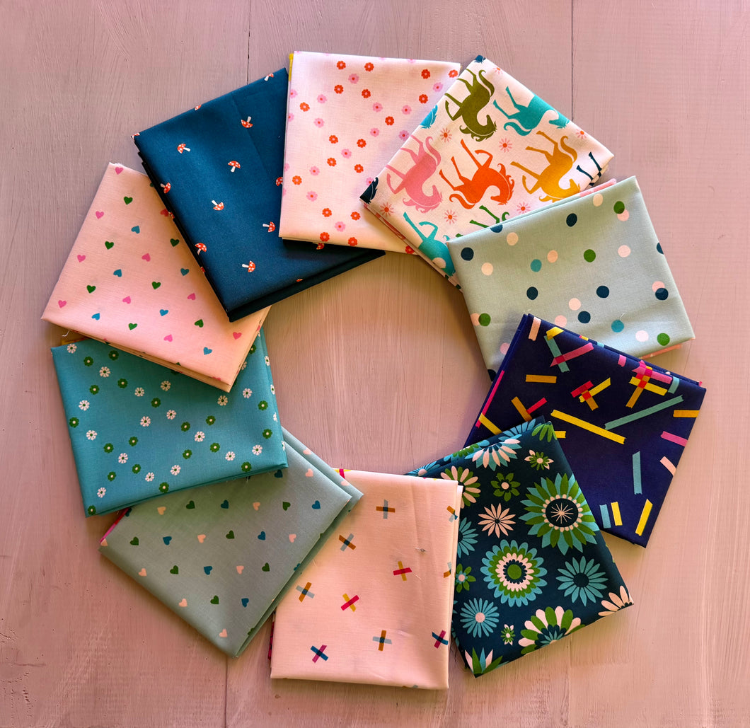 Fat Quarter Friends with Ruby Star Society - Blue Bundle