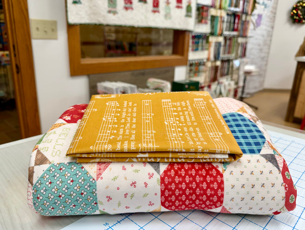 EXCLUSIVE - Double Lush Velvet Blanket Kit - Home Town Holiday by Lori Holt