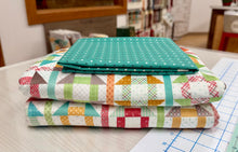 Load image into Gallery viewer, EXCLUSIVE - Double Lush Velvet Blanket Kit - Churn Dash by Lori Holt