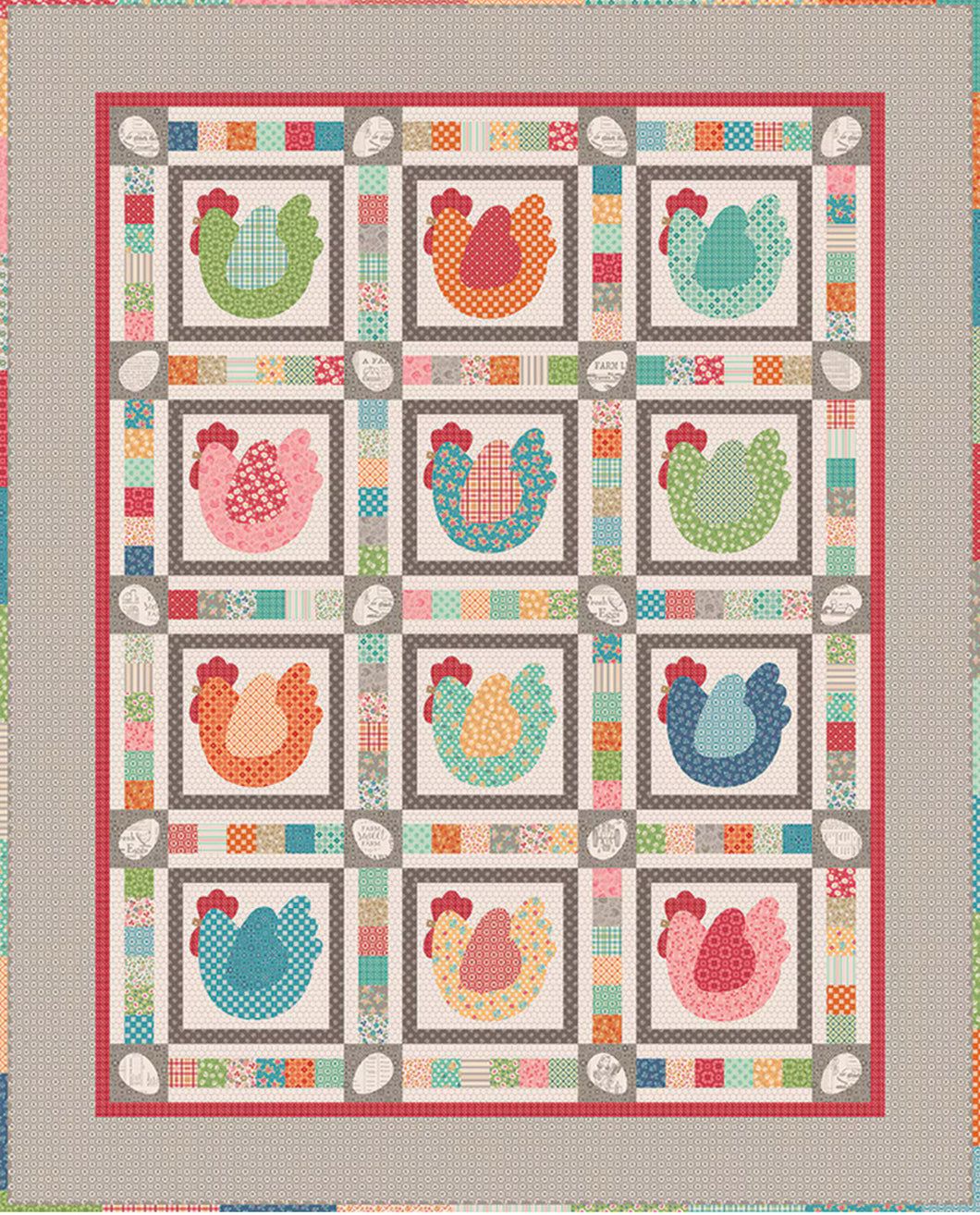 RESERVATION - Farmer's Daughter Hen House Quilt Kit by Lori Holt