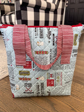 Load image into Gallery viewer, Emmitt and Ivy - QAYG Zipper Tote by Erica Made Designs