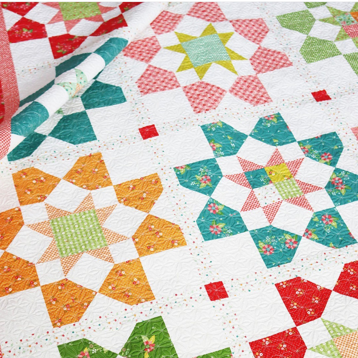 Strawberry Lemonade Montage Quilt Kit by Sherri and Chelsi – Happy ...