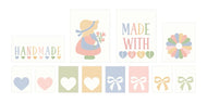 Handmade Sweetness Woven Labels by Heather Briggs