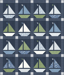 RESERVATION - Nantucket Summer Sail Quilt Kit by Camille Roskelley