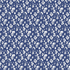 Always in Season Mono Floral Navy by American Jane