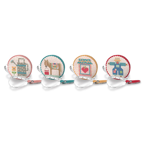COMING SOON - Farmer's Daughter Vinyl Tape Measure - Scarecrow by Lori Holt