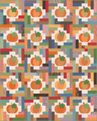 RESERVATION - Pumpkins and Haystacks Boxed Quilt Kit by Lori Holt