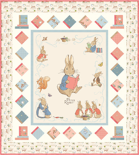 RESERVATION - The Tale of Peter Rabbit Book Adventures Quilt Kit by The Riley Blake Designs Designers