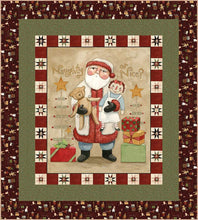 Load image into Gallery viewer, RESERVATION - Naughty or Nice Panel Boxed Quilt Kit by Teresa Kogut