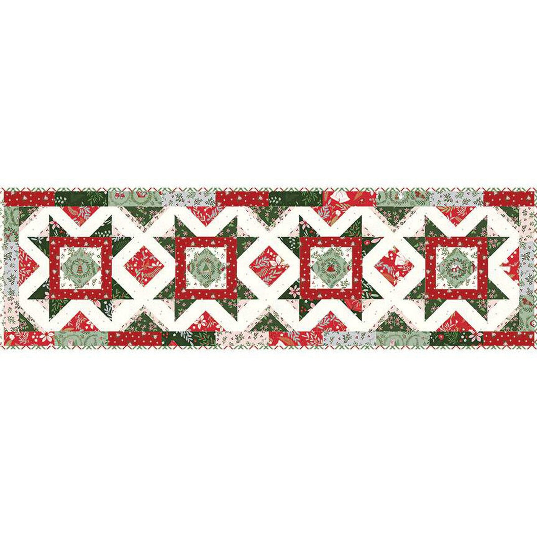 RESERVATION - Mistletoe and Holly A Little Christmas Boxed Runner Kit by Beverly McCullough