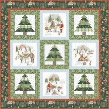 Load image into Gallery viewer, RESERVATION - Santa&#39;s Tree Farm Panel Boxed Quilt Kit by Lisa Audit